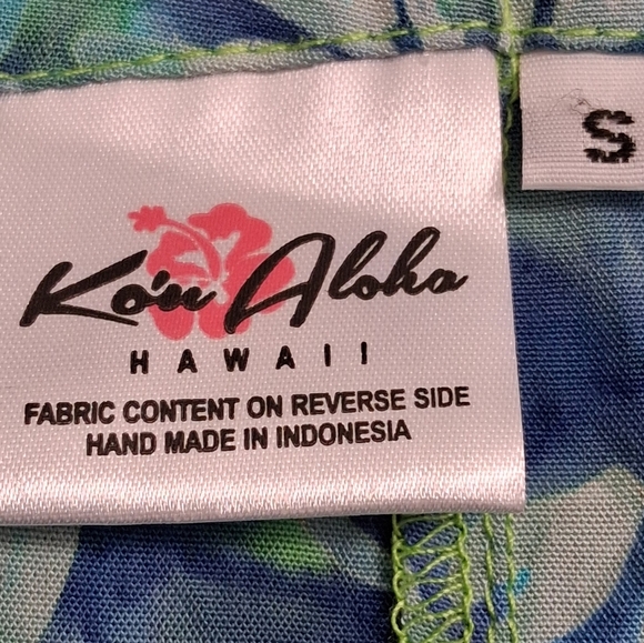 Ko'i Aloha Sleeveless Floral Button Up Dress   Size S - Picture 13 of 13